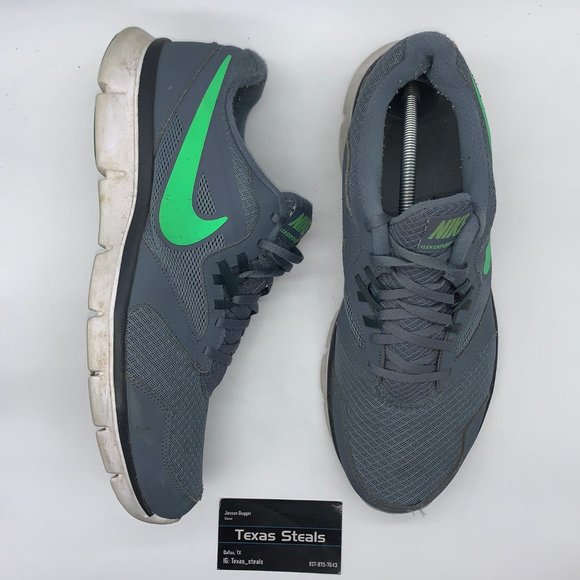 Nike Flex Experience Run 3 Grey Green - Picture 2 of 7